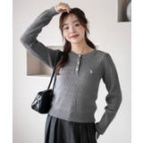 別注USPOLOヘンリーネックニットPO | WEGO【WOMEN】 | 詳細画像13 