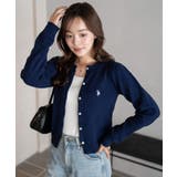 別注USPOLOケーブルニットカーデ | WEGO【WOMEN】 | 詳細画像1 