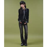 チェックドッキングWジップニット | WEGO【WOMEN】 | 詳細画像9 