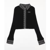 チェックドッキングWジップニット | WEGO【WOMEN】 | 詳細画像10 