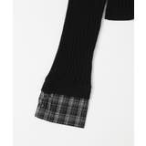 チェックドッキングWジップニット | WEGO【WOMEN】 | 詳細画像14 