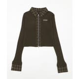 チェックドッキングWジップニット | WEGO【WOMEN】 | 詳細画像17 