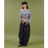 ワイドショルダーロゴスウェット | WEGO【WOMEN】 | 詳細画像11 