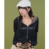 柄1 | ラインストーンショートパーカー | WEGO【WOMEN】