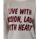 レタリングニットプルオーバー | WEGO【WOMEN】 | 詳細画像8 