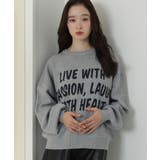 レタリングニットプルオーバー | WEGO【WOMEN】 | 詳細画像16 