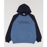ブルー | ラグランプルパーカー | WEGO【MEN】