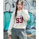 オープンショルダーナンバリングニット | WEGO【WOMEN】 | 詳細画像14 