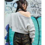 オフショルショートスウェット | WEGO【WOMEN】 | 詳細画像9 