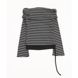 ロゴスタッズボーダーオフショルトップ | WEGO【WOMEN】 | 詳細画像11 