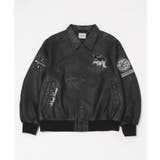 PUグラフィックスタジャン | WEGO【MEN】 | 詳細画像1 