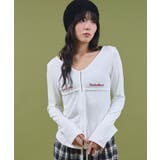 ホワイト | ロゴ刺繍レースフックカーデ | WEGO【WOMEN】
