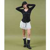 ロゴ刺繍レースフックカーデ | WEGO【WOMEN】 | 詳細画像3