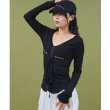 ロゴ刺繍レースフックカーデ | WEGO【WOMEN】 | 詳細画像8