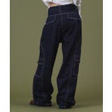 バンダナ付きリジットワイドデニム | WEGO【WOMEN】 | 詳細画像5
