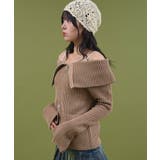 オフショルダブルジップニット | WEGO【WOMEN】 | 詳細画像5
