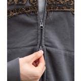 レオパードワッペンダブルZIPパーカー | WEGO【MEN】 | 詳細画像9 