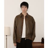 ブラウン | PUダブルZIPブルゾン | WEGO【MEN】