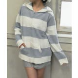 ボーダーZIPパーカー | WEGO【WOMEN】 | 詳細画像10 