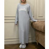 ブルー | ロゴワンピース | WEGO【WOMEN】