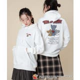 ホワイト | TOMandJERRYグラフィックプルオーバー | WEGO【MEN】