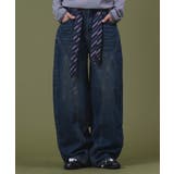 タイ付きワイドデニム | WEGO【WOMEN】 | 詳細画像1 