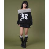 ファーオフショルダースターロゴプルオーバー | WEGO【WOMEN】 | 詳細画像12 