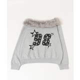 ファーオフショルダースターロゴプルオーバー | WEGO【WOMEN】 | 詳細画像13 