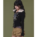 ファーグラフィックWジップニット | WEGO【WOMEN】 | 詳細画像4 