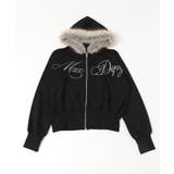 ラインストーンロゴファ-ジップーパーカー | WEGO【WOMEN】 | 詳細画像10 