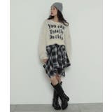 ロゴシャギーショートニット | WEGO【WOMEN】 | 詳細画像3 