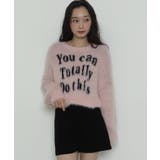 ロゴシャギーショートニット | WEGO【WOMEN】 | 詳細画像10 