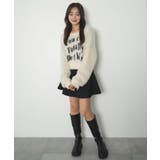 ロゴシャギーショートニット | WEGO【WOMEN】 | 詳細画像23 
