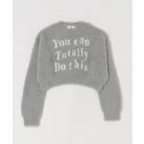 ロゴシャギーショートニット | WEGO【WOMEN】 | 詳細画像30 