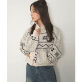 ノルディック柄ハーフジップニット | WEGO【WOMEN】 | 詳細画像22 