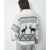 雪柄ダブルジップニット | WEGO【WOMEN】 | 詳細画像12 