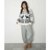 雪柄ダブルジップニット | WEGO【WOMEN】 | 詳細画像13 