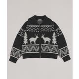 雪柄ダブルジップニット | WEGO【WOMEN】 | 詳細画像20 