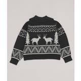 雪柄ダブルジップニット | WEGO【WOMEN】 | 詳細画像21 