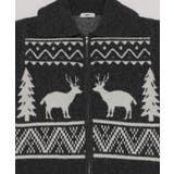 雪柄ダブルジップニット | WEGO【WOMEN】 | 詳細画像23 