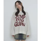 フラッフィーグラフィックニットBIGプルオーバー | WEGO【WOMEN】 | 詳細画像1 