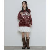 フラッフィーグラフィックニットBIGプルオーバー | WEGO【WOMEN】 | 詳細画像7 