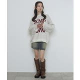 フラッフィーグラフィックニットBIGプルオーバー | WEGO【WOMEN】 | 詳細画像16 