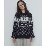 フラッフィーグラフィックニットBIGプルオーバー | WEGO【WOMEN】 | 詳細画像32 