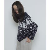 フラッフィーグラフィックニットBIGプルオーバー | WEGO【WOMEN】 | 詳細画像34 