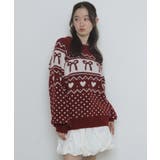フラッフィーグラフィックニットBIGプルオーバー | WEGO【WOMEN】 | 詳細画像39 