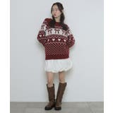 フラッフィーグラフィックニットBIGプルオーバー | WEGO【WOMEN】 | 詳細画像41 