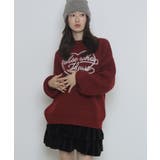 フラッフィーグラフィックニットBIGプルオーバー | WEGO【WOMEN】 | 詳細画像47 