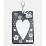 ブラック | ハートフレームカードホルダーキーホルダー | WEGO【WOMEN】