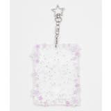 ライトパープル | キラキラスターカードホルダーキーホルダー | WEGO【WOMEN】